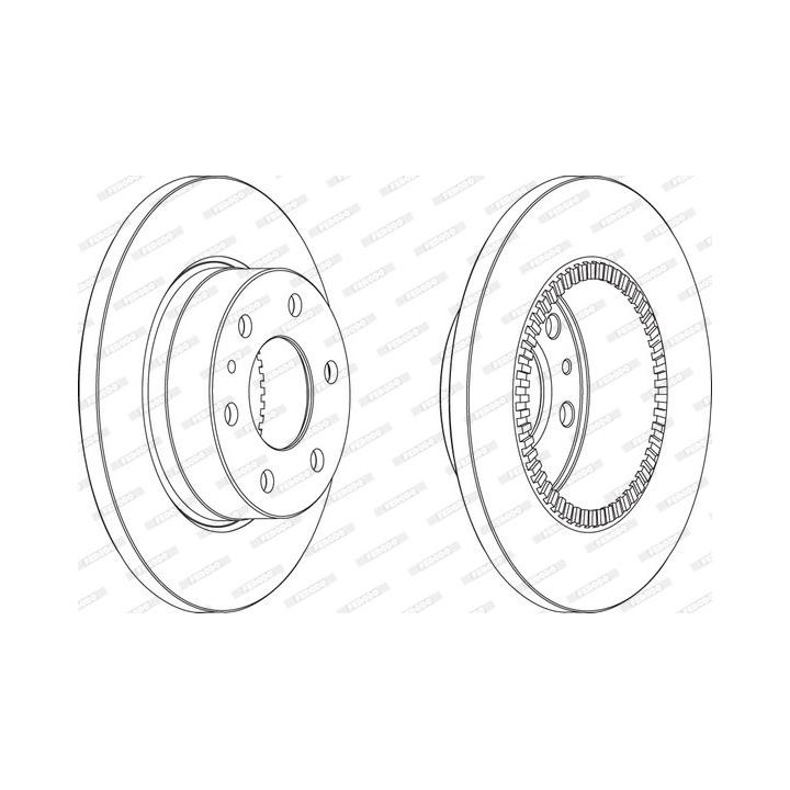 Stabdžių diskas FERODO FCR316A