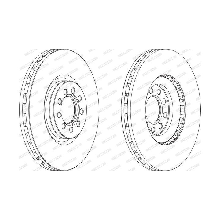 Stabdžių diskas FERODO FCR317A