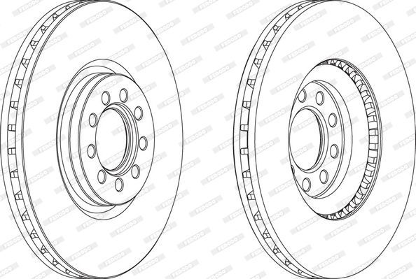 Stabdžių diskas FERODO FCR317A