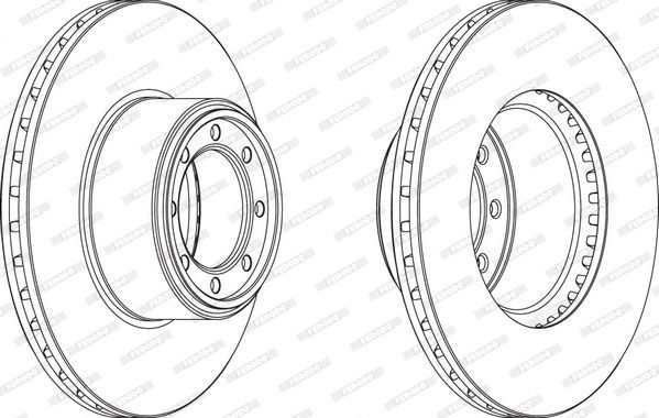 Stabdžių diskas FERODO FCR320A