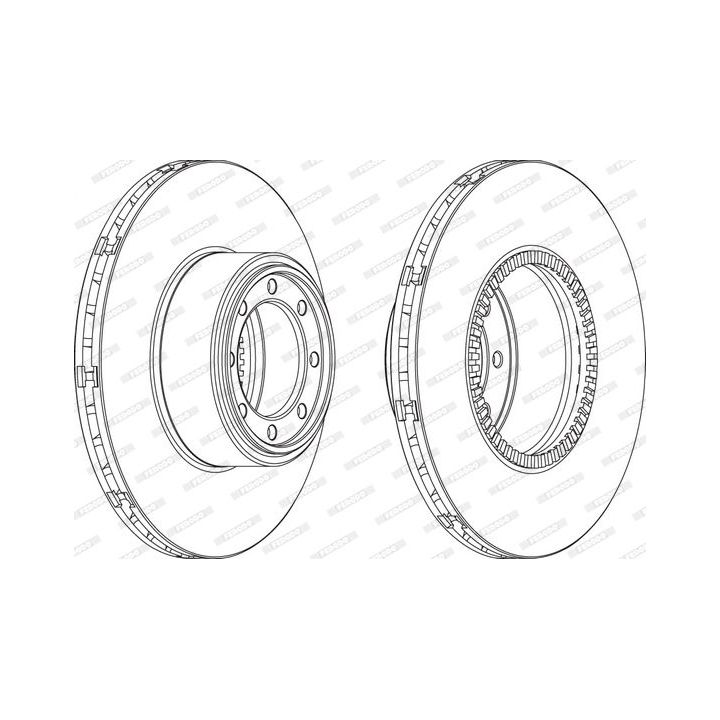 Stabdžių diskas FERODO FCR321A