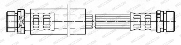Stabdžių žarnelė FERODO FHY3017