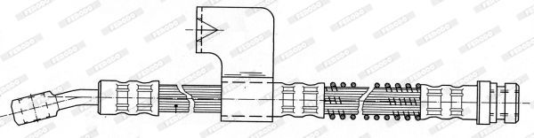 Stabdžių žarnelė FERODO FHY3143