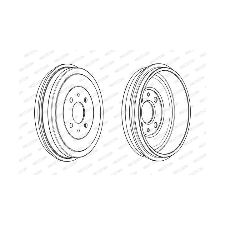 Stabdžių būgnas FERODO FDR329006