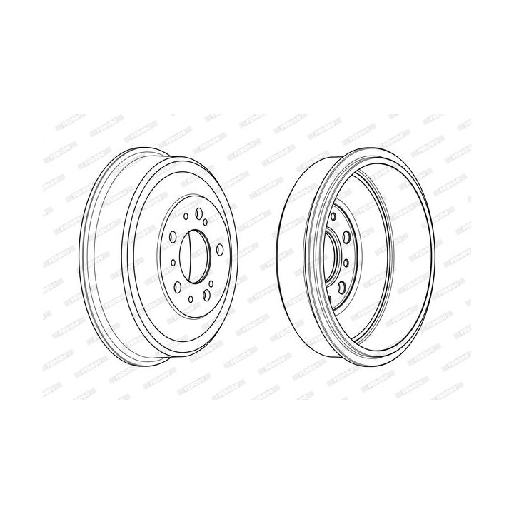 Stabdžių būgnas FERODO FDR329008