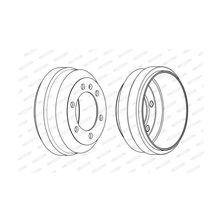 Stabdžių būgnas FERODO FDR329009