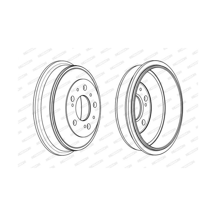 Stabdžių būgnas FERODO FDR329011
