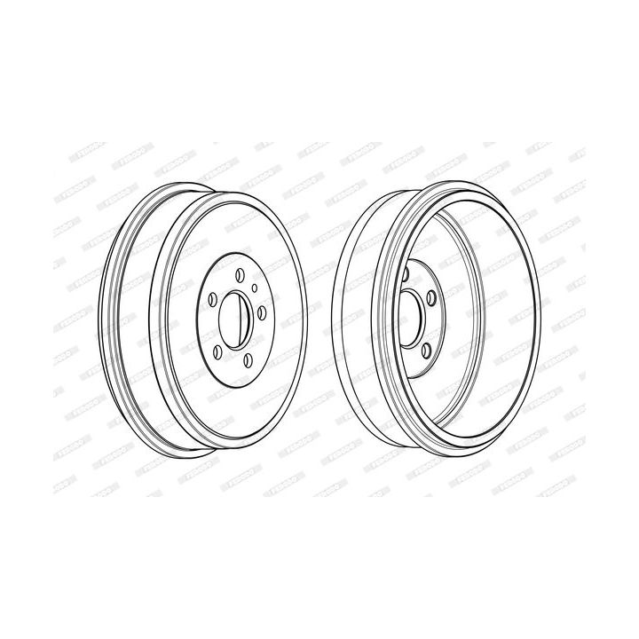 Stabdžių būgnas FERODO FDR329012