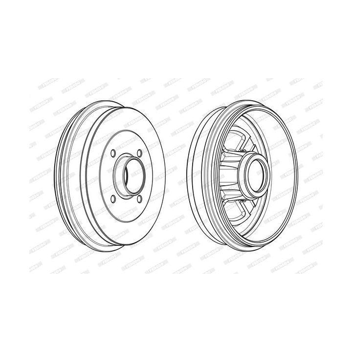 Stabdžių būgnas FERODO FDR329114