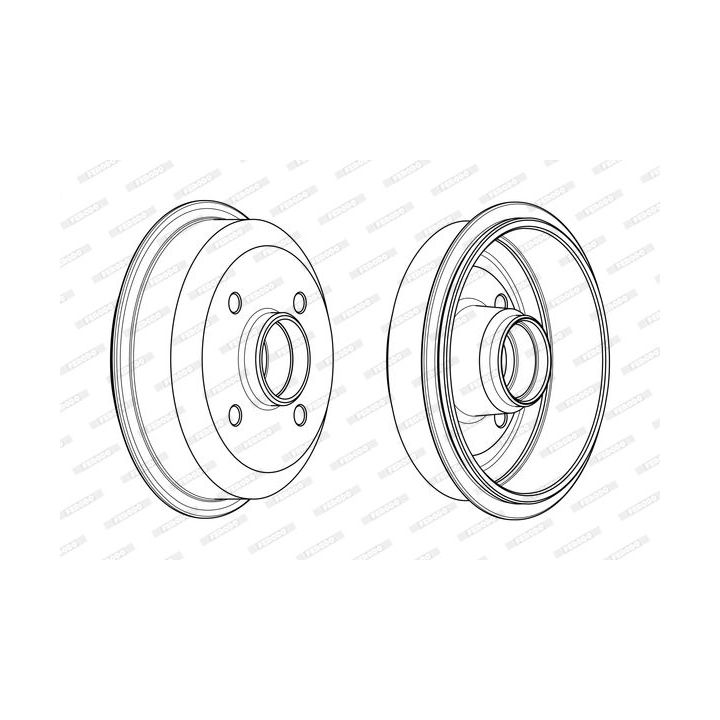 Stabdžių būgnas FERODO FDR329184
