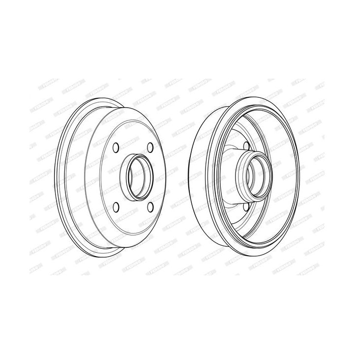 Stabdžių būgnas FERODO FDR329197