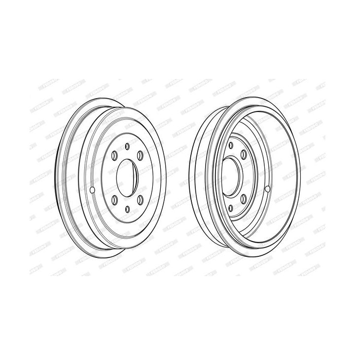 Stabdžių būgnas FERODO FDR329211