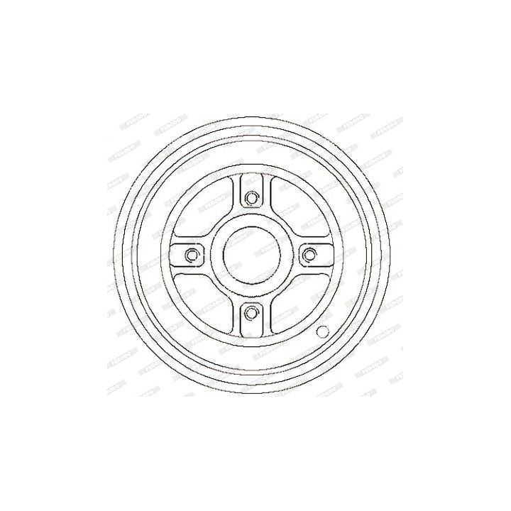 Stabdžių būgnas FERODO FDR329219