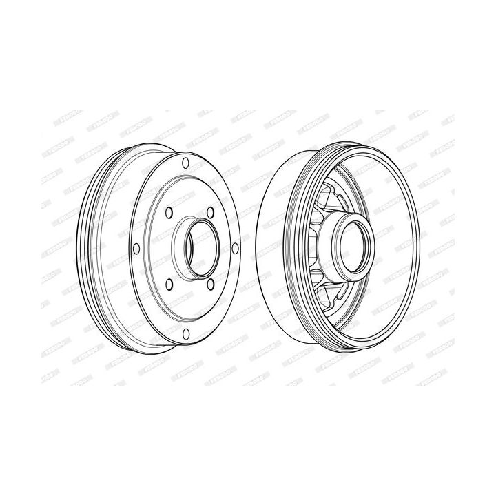 Stabdžių būgnas FERODO FDR329224
