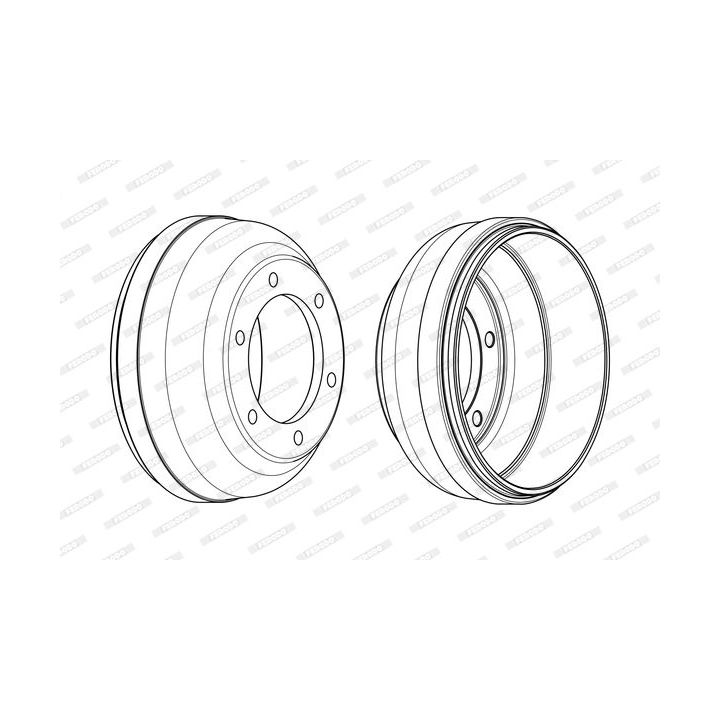 Stabdžių būgnas FERODO FDR329252