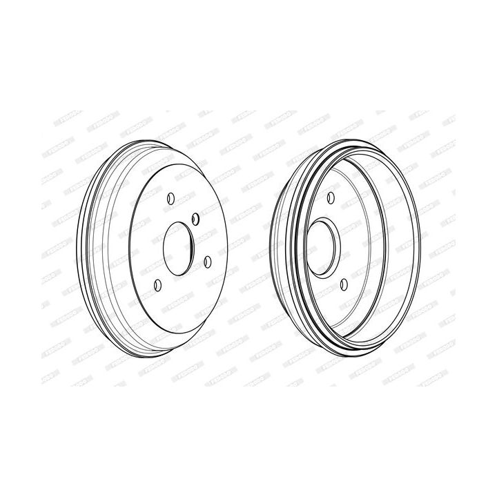 Stabdžių būgnas FERODO FDR329263