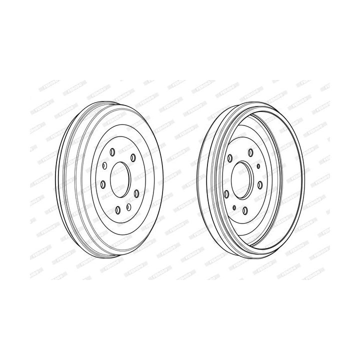 Stabdžių būgnas FERODO FDR329267