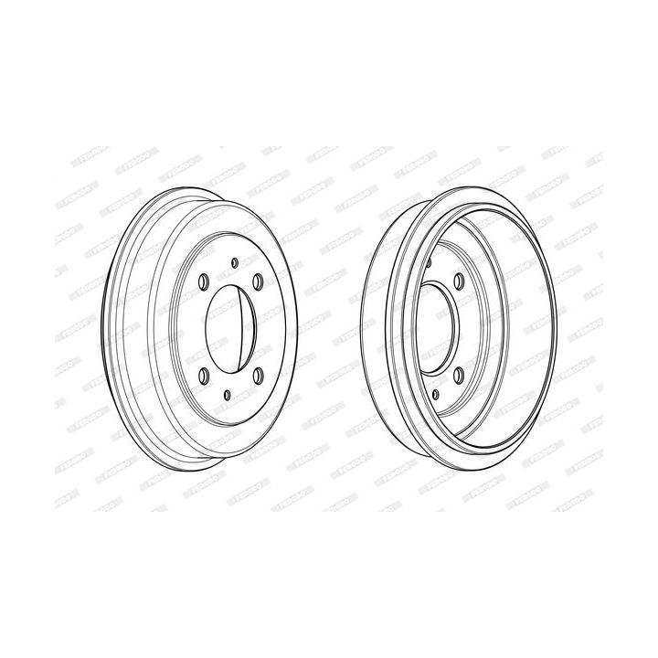 Stabdžių būgnas FERODO FDR329274