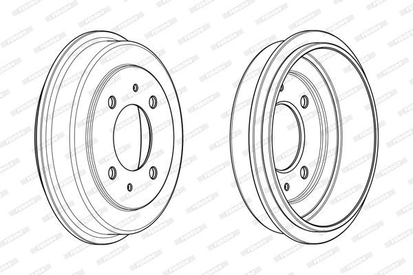Stabdžių būgnas FERODO FDR329274