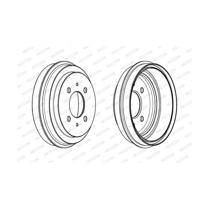 Stabdžių būgnas FERODO FDR329281