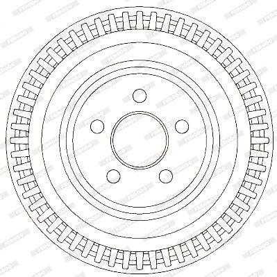 Stabdžių būgnas FERODO FDR329291