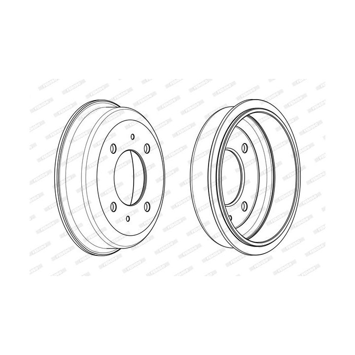 Stabdžių būgnas FERODO FDR329319