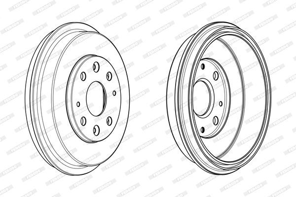 Stabdžių būgnas FERODO FDR329322