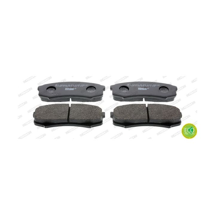 Stabdžių trinkelių rinkinys, diskinis stabdys FERODO FDB1021
