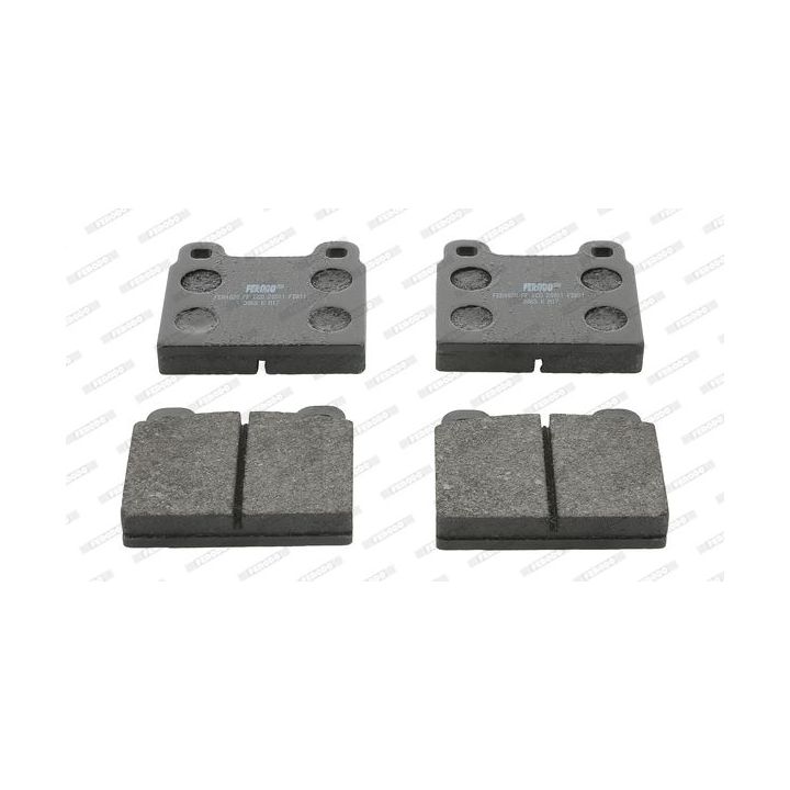 Stabdžių trinkelių rinkinys, diskinis stabdys FERODO FDB11