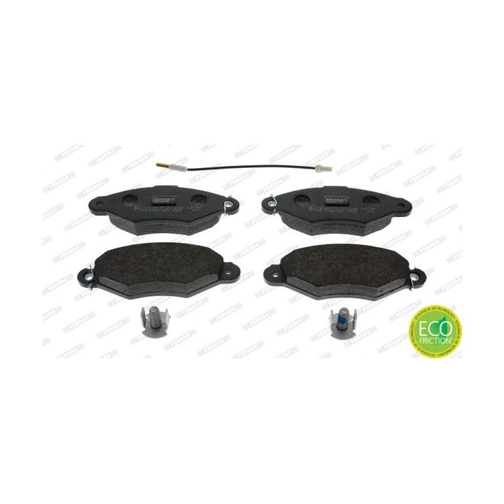 Stabdžių trinkelių rinkinys, diskinis stabdys FERODO FDB1135