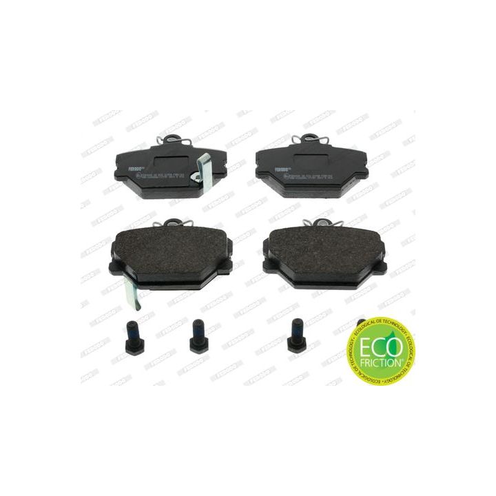 Stabdžių trinkelių rinkinys, diskinis stabdys FERODO FDB1162