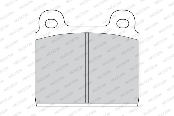 Stabdžių trinkelių rinkinys, diskinis stabdys FERODO FDB11X