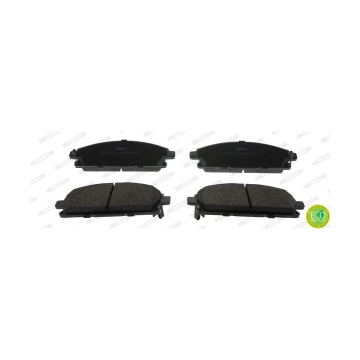 Stabdžių trinkelių rinkinys, diskinis stabdys FERODO FDB1263