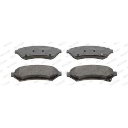 Stabdžių trinkelių rinkinys, diskinis stabdys FERODO FDB1265