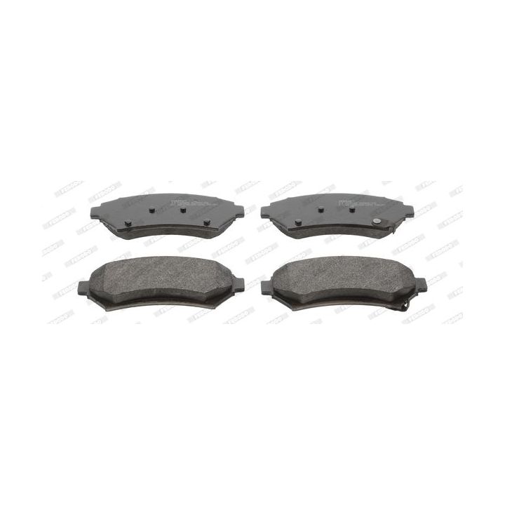 Stabdžių trinkelių rinkinys, diskinis stabdys FERODO FDB1265