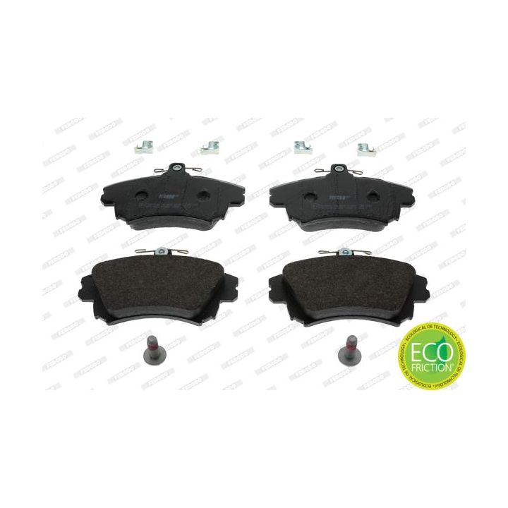 Stabdžių trinkelių rinkinys, diskinis stabdys FERODO FDB1384