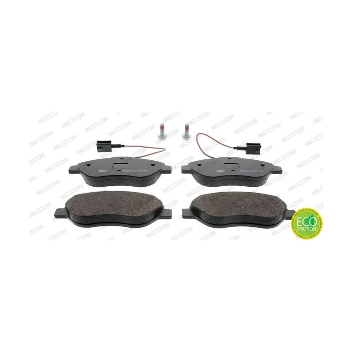 Stabdžių trinkelių rinkinys, diskinis stabdys FERODO FDB1468