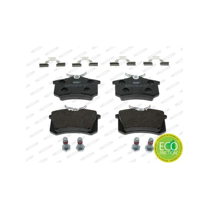 Stabdžių trinkelių rinkinys, diskinis stabdys FERODO FDB1491