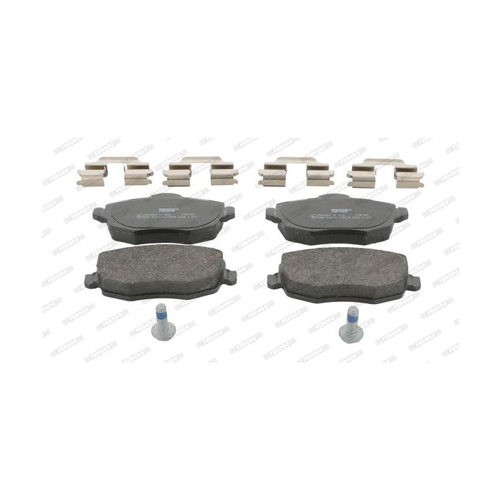 Stabdžių trinkelių rinkinys, diskinis stabdys FERODO FDB1581