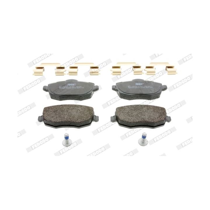 Stabdžių trinkelių rinkinys, diskinis stabdys FERODO FDB1582