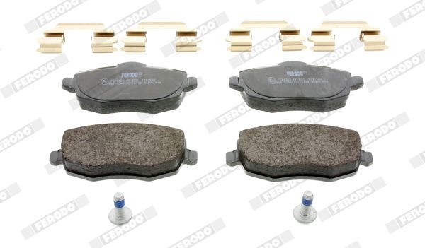 Stabdžių trinkelių rinkinys, diskinis stabdys FERODO FDB1582
