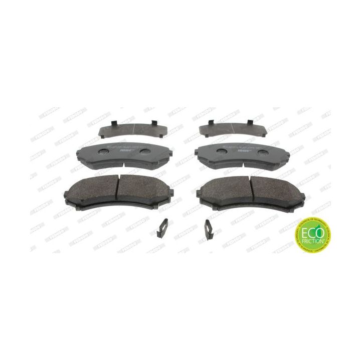 Stabdžių trinkelių rinkinys, diskinis stabdys FERODO FDB1603