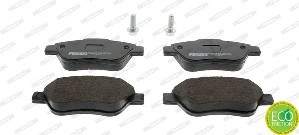 Stabdžių trinkelių rinkinys, diskinis stabdys FERODO FDB1666