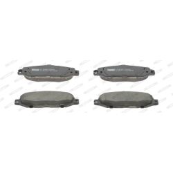 Stabdžių trinkelių rinkinys, diskinis stabdys FERODO FDB1684