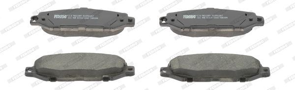 Stabdžių trinkelių rinkinys, diskinis stabdys FERODO FDB1684
