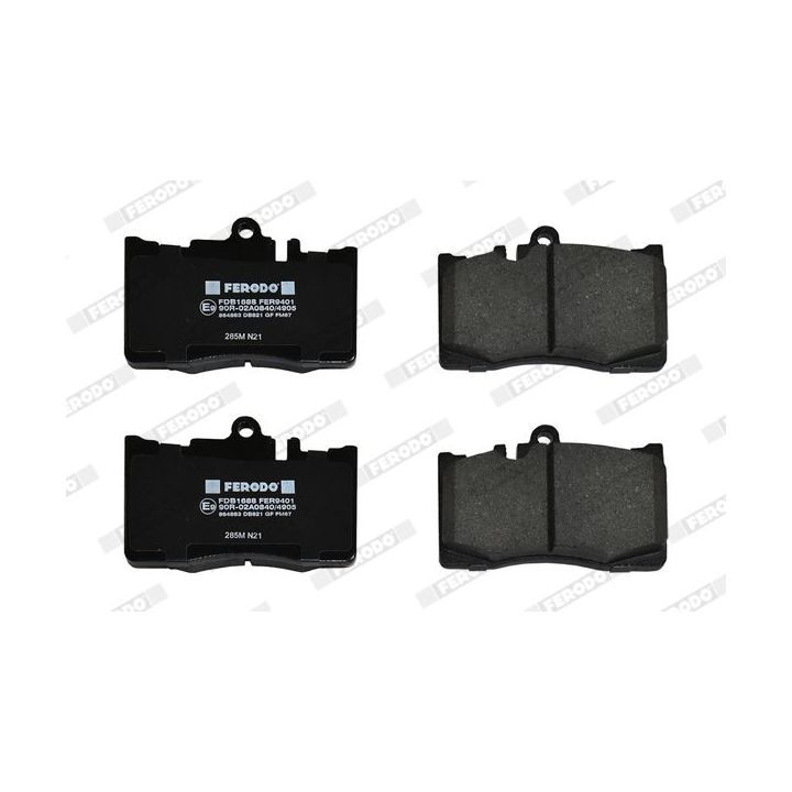 Stabdžių trinkelių rinkinys, diskinis stabdys FERODO FDB1688