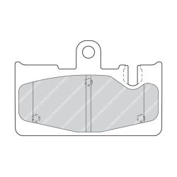 Stabdžių trinkelių rinkinys, diskinis stabdys FERODO FDB1689