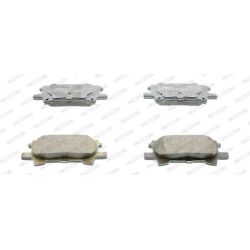 Stabdžių trinkelių rinkinys, diskinis stabdys FERODO FDB1731