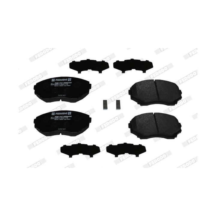 Stabdžių trinkelių rinkinys, diskinis stabdys FERODO FDB1757