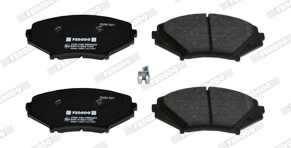 Stabdžių trinkelių rinkinys, diskinis stabdys FERODO FDB1758